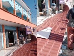 Baru Disulap Rp3,9 M, Atap Kanopi Pasar Ploso Jombang Malah Ambruk Duluan