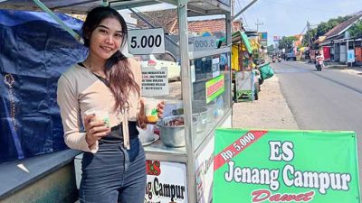 Segar dan Mengenyangkan, Es Jenang Campur Dawet Mancilan Kini Punya 7 Cabang di Jombang