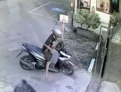 Satpam di Jombang Kehilangan Motor saat Jaga Malam, Aksi Pelaku Terekam CCTV