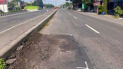 jalan nasional di jombang masih tambal sulam